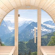 Lasiseinä lasiovella