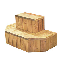 LUX portaat (lämpöpuu)