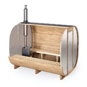 kuva 3m peilisauna cube 6 hengelle